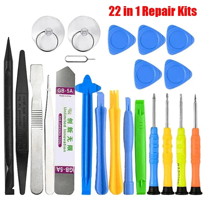 22 in 1 Mobile Phone Repair Tools Disassemble Repair Kit for Iphone Screwdriver Combination Skid Multi Function Disassembly Set