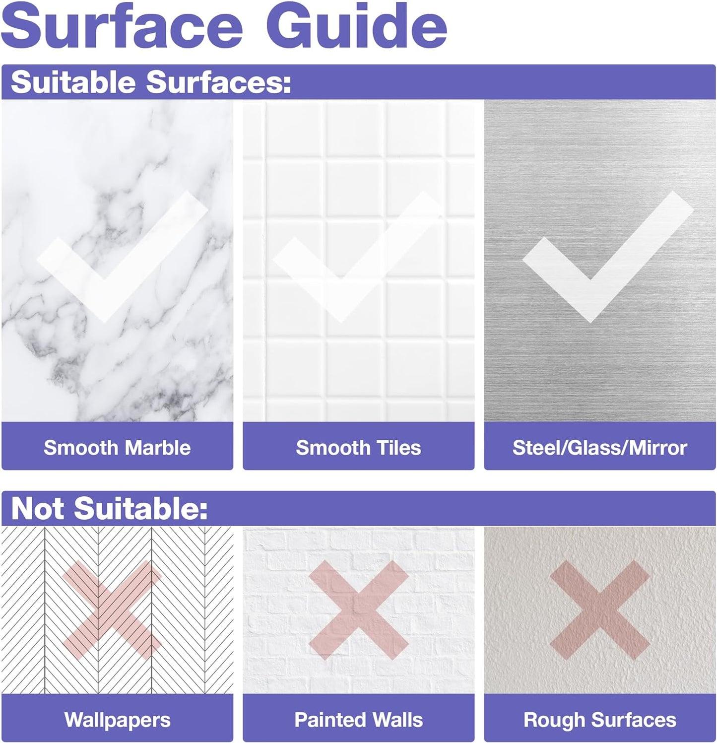 KINCMAX Premium Shower Caddy - Adhesive Bathroom Shower Organizer and Storage W/ 4 Hooks, No Drill Shower Shelves for inside Shower, Rustproof Stainless Steel Shower Rack, Accessories Holder, Black