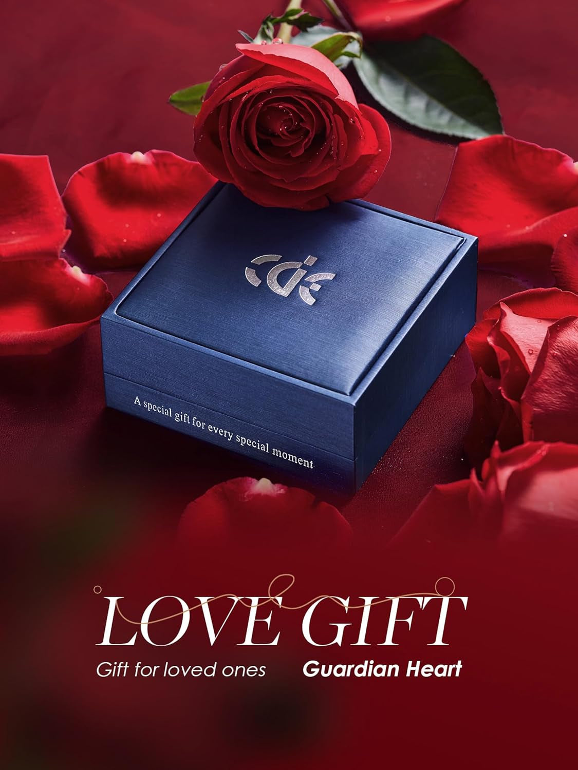 CDE Mothers Day Gifts for Mom,Love Heart Pendant Necklaces for Women, Silver Tone Rose Gold Tone Birthstone Jewelry Gifts for Wife Her