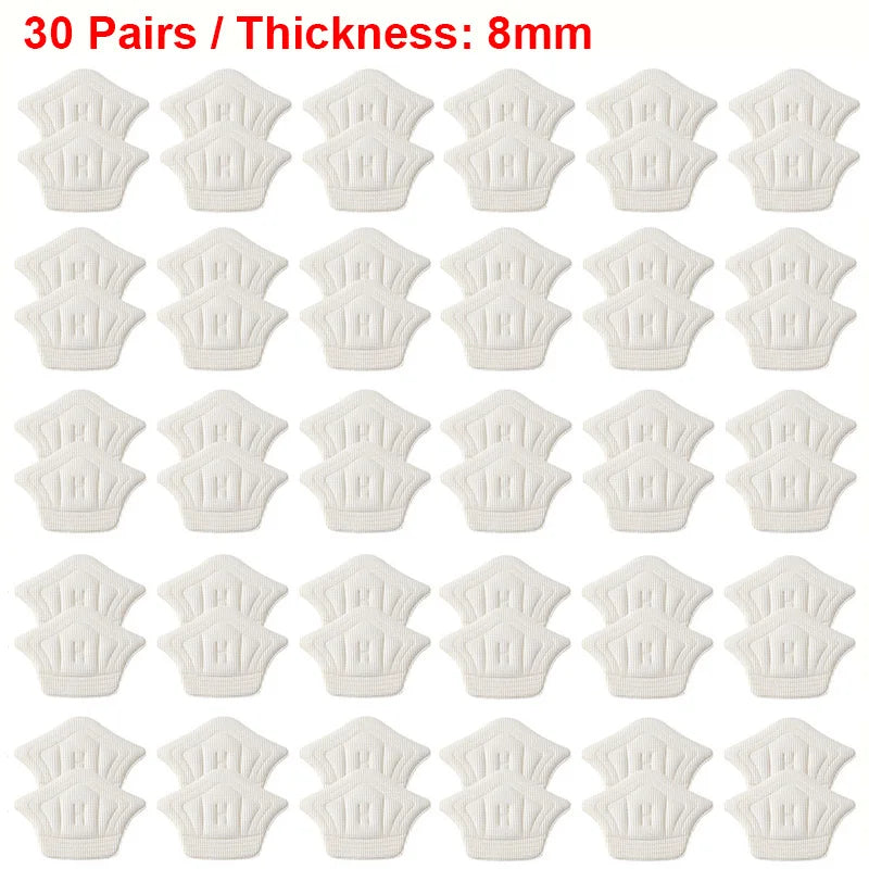 6Pairs/12Pcs Insoles Patch Heel Pads for Sport Shoes Back Sticker Adjustable Size Antiwear Feet Pad Cushion Insert Insole