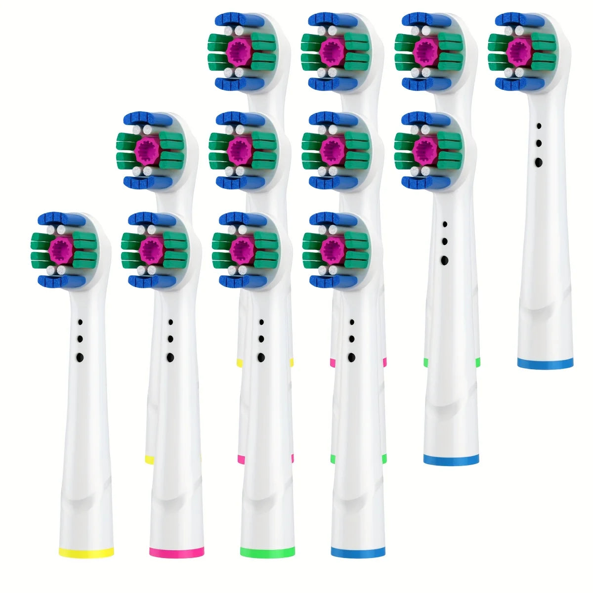 4/12/16Pcs Replacement Toothbrush Heads Compatible with Oral-B Braun Professional Electric Toothbrush Heads Brush Heads