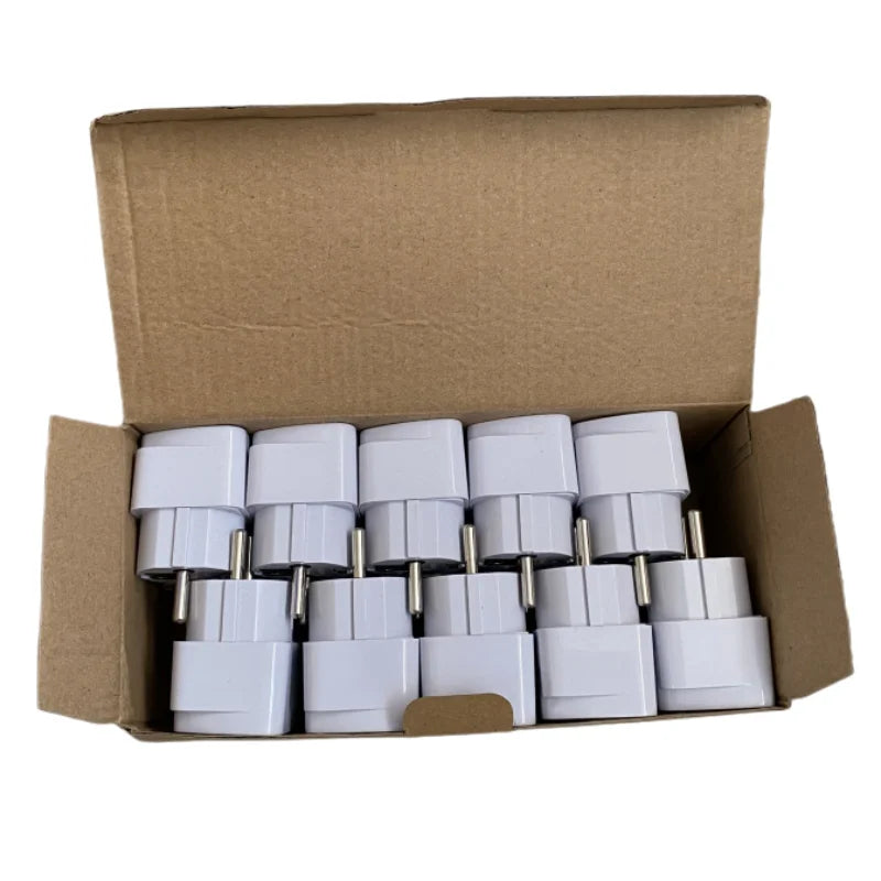 1Pcs Universal EU Plug Adapter International AU UK US to EU Euro KR Travel Adapter Electrical Plug Converter Power Socket