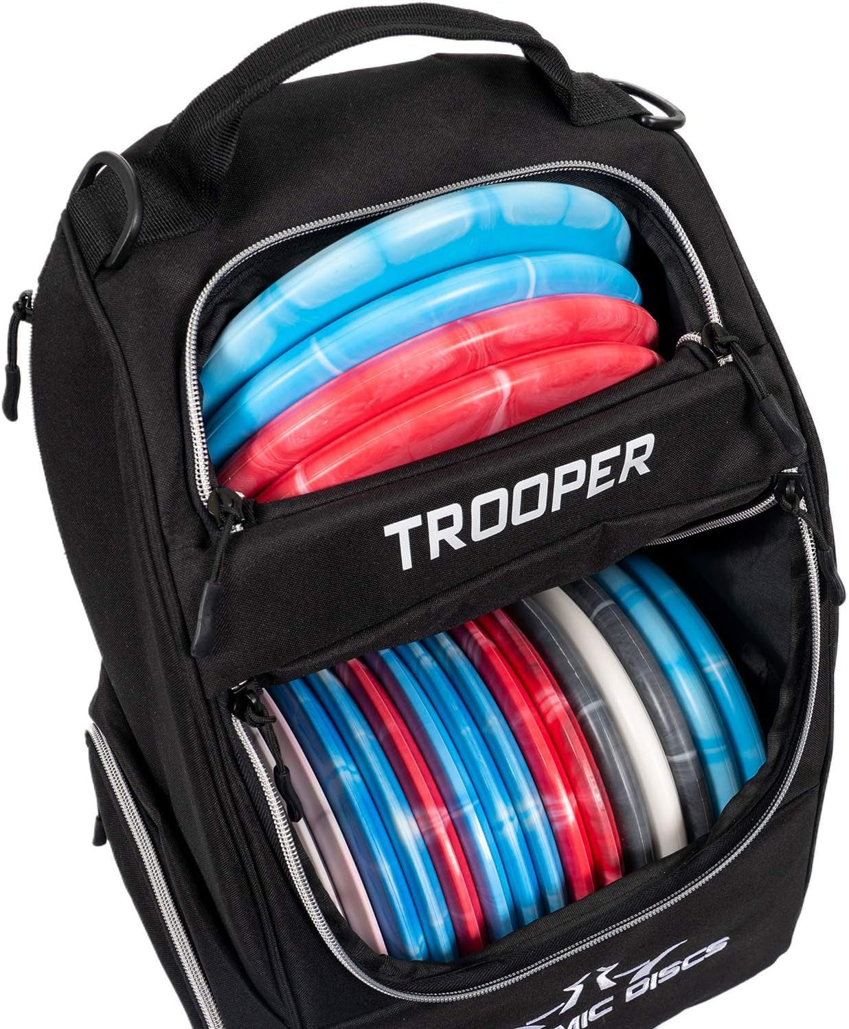 Dynamic Discs Trooper Disc Golf Bag | Large Frisbee Bags with 18+ Discs Capacity | Lightweight & Durable Backpack | Great Gifts or Disc Golf Accessories for Men | Ideal for Beginners & Pro Players