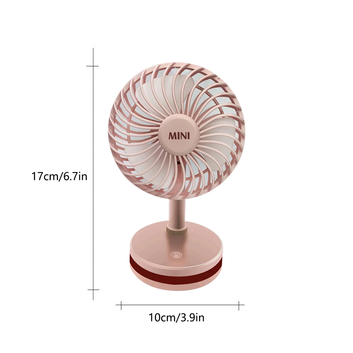 Portable Fan Desk Fan Small Fan Mini Fan Portable Desktop Small Fan Mini Handheld Fan with Led Light Holder Usb Rechargeable Desktop Fan Portable Fan Home Office Travel