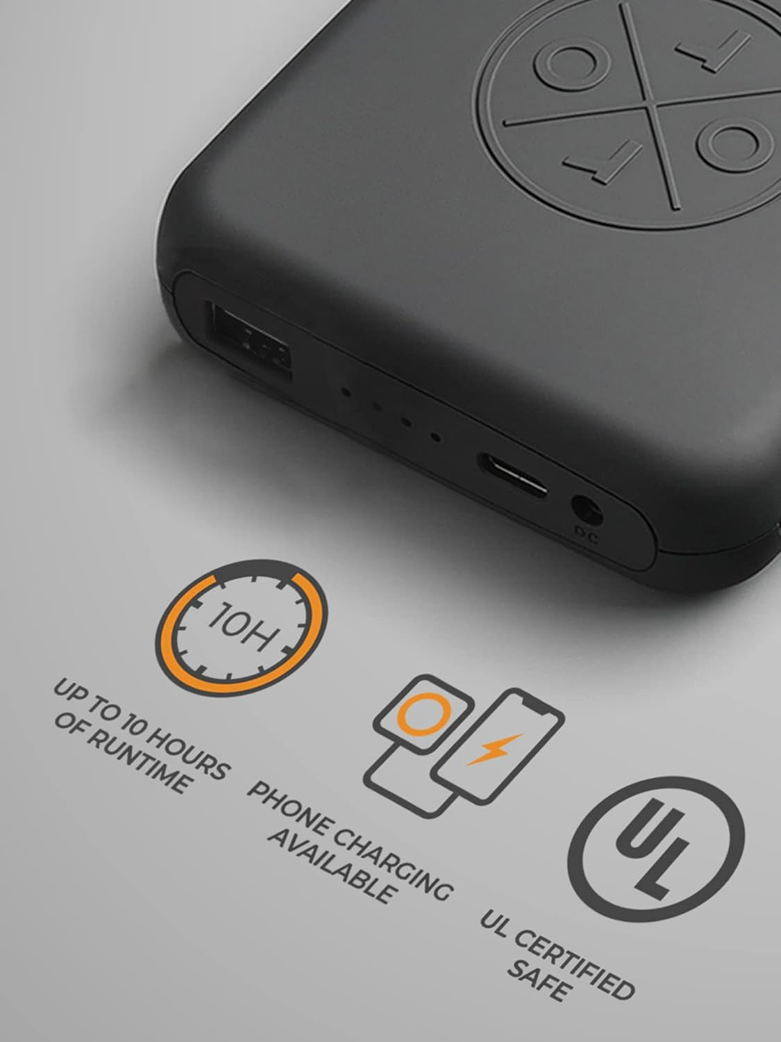 ORORO Women'S Slim Fit Heated Jacket with Battery, Heated Coat with Detachable Hood (Charger Not Included)