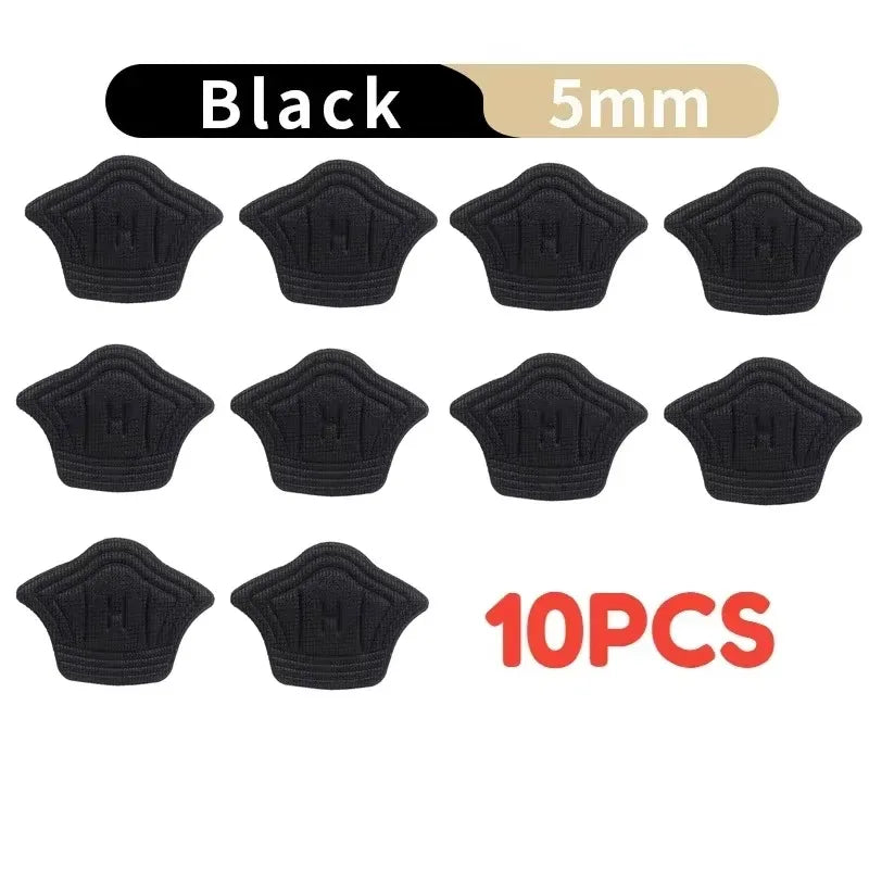 10Pcs Heel Insoles for Shoes Patch Heel Pads for Sport Shoes Adjustable Size Feet Pad Insole Shoe Heel Protector Back Sticker