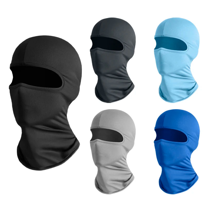 Breathable Sunscreen Ice Silk Mask for Men and Women Motorcycle Fishing Bicycle Windproof Scarf Summer Facial Scarf Headscarf