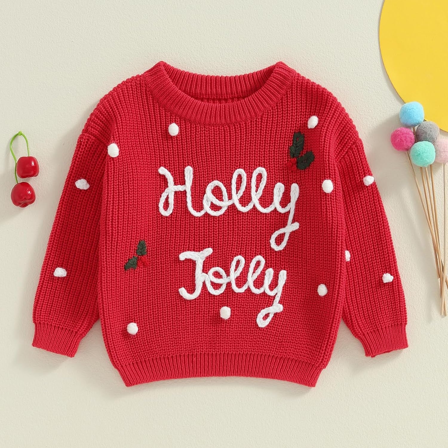 Baby Girl Boy Knit Sweater Blouse Pullover Sweatshirt Warm Crewneck Long Sleeve Tops for Infant Toddler