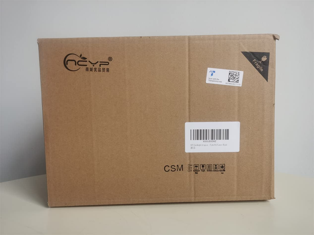 NCYP Geometric Glass Terrarium Planter for Succulent, Small Cacti, Black Irregular Opened Container Pot, Indoor Home Garden Office Tabletop Decor, 6.5" X 5.7" X 9.8" (No Plants, No Door)