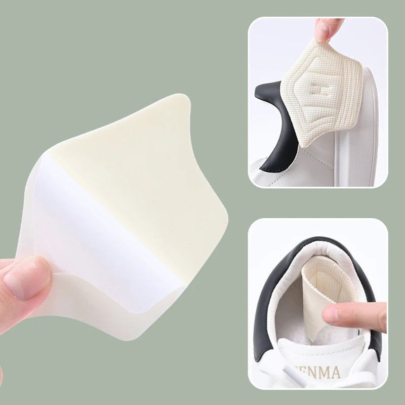 6Pairs/12Pcs Insoles Patch Heel Pads for Sport Shoes Back Sticker Adjustable Size Antiwear Feet Pad Cushion Insert Insole