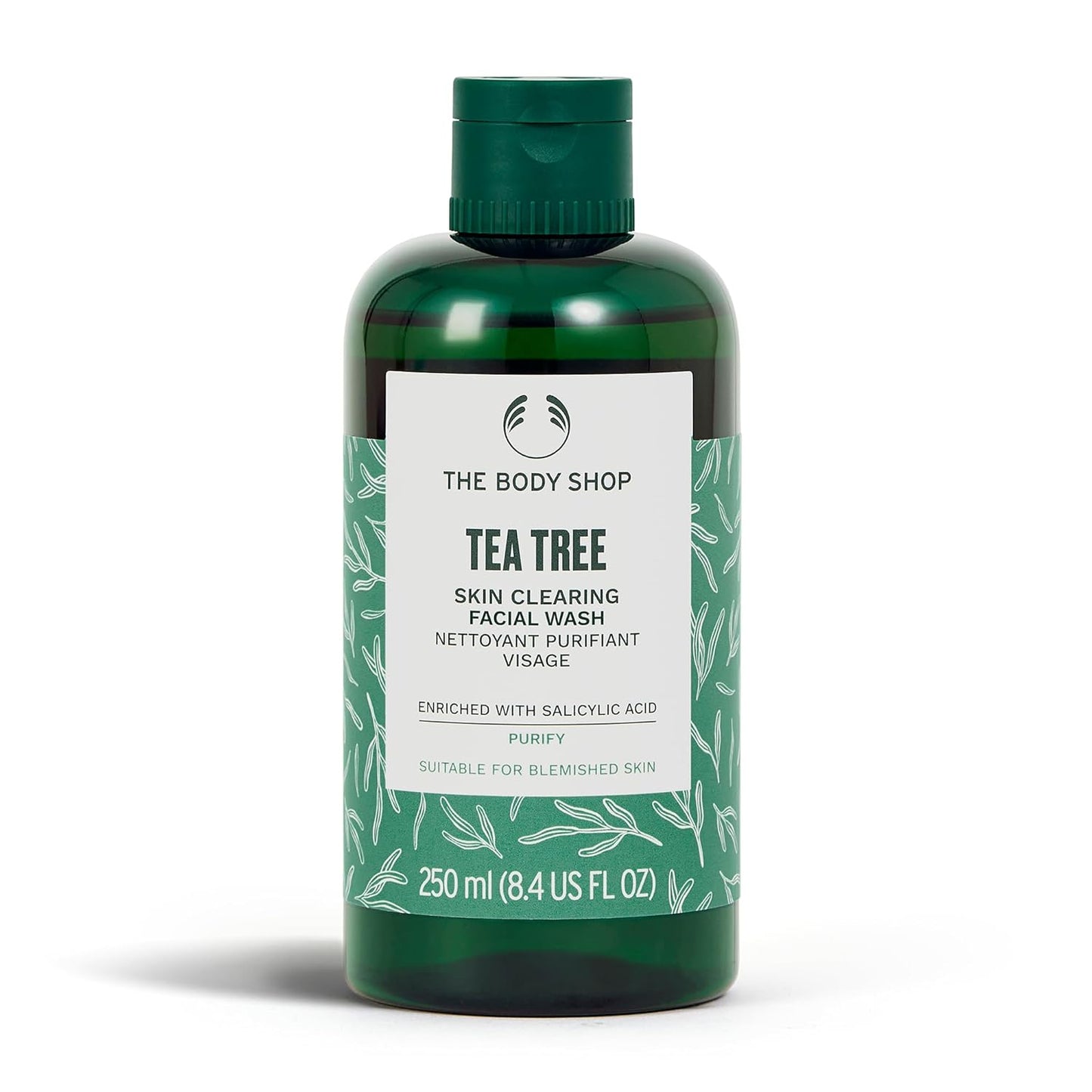 The Body Shop Tea Tree Skin Clearing Facial Wash – Purifying Vegan Face Wash for Oily, Blemished Skin – 8.4 Oz