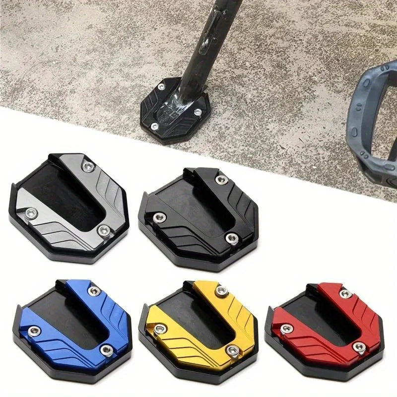 Motorcycle Bikes Kickstand Extender Foot Side Stand Extension Foot Pad Support Plate Motorcycle Accessories