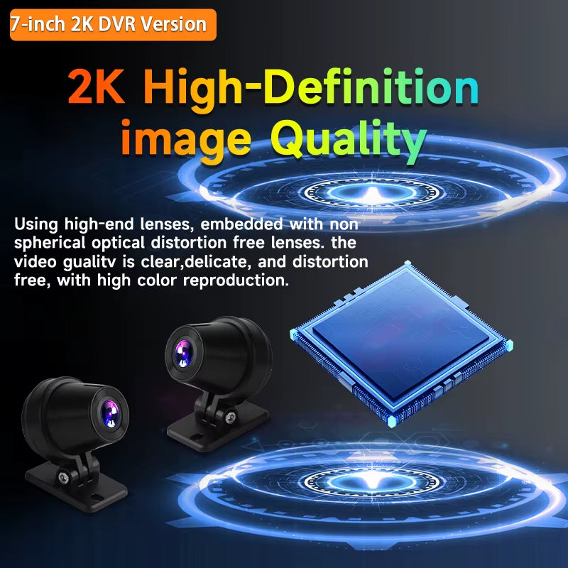 5/7 Inch Carplay Motorcycle DVR Navigation GPS Wireless Carplay Android Auto Airplay Display Screen Portable Moto Monitor IPX7