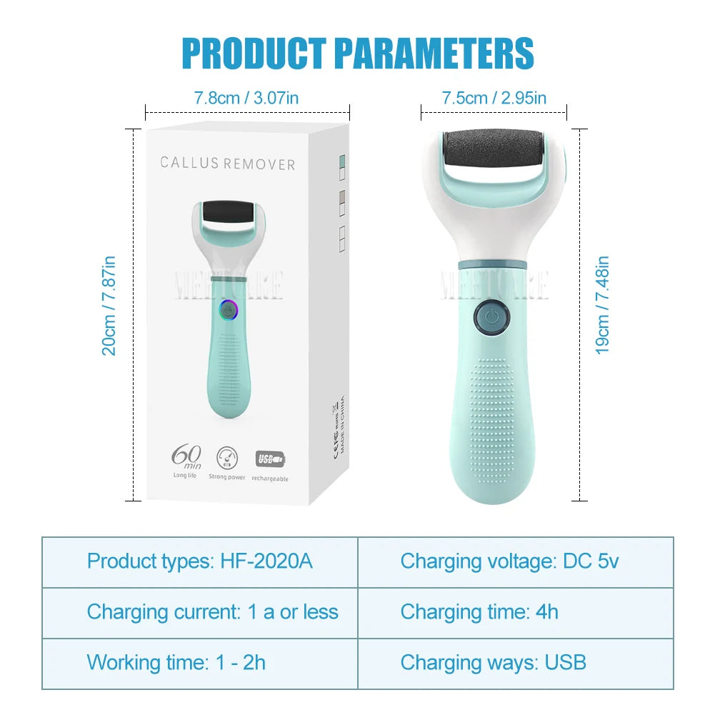 Electric Foot Grinder Remover Dead Skin Professional Grinding Exfoliator Remove Dry Dead Cracked Safe Painless Repair Care