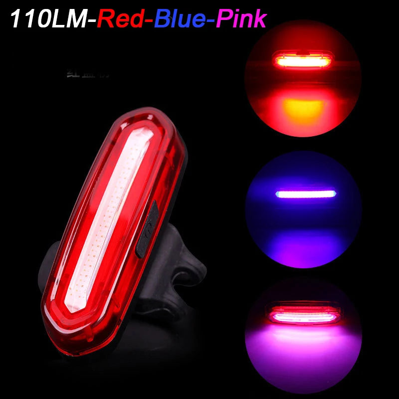 Bicycle Tail Lamp Waterproof Bicycle Light LED Bike Rear Lights High Bright Night Cycling Safety Warning Lamp Road MTB Lantern