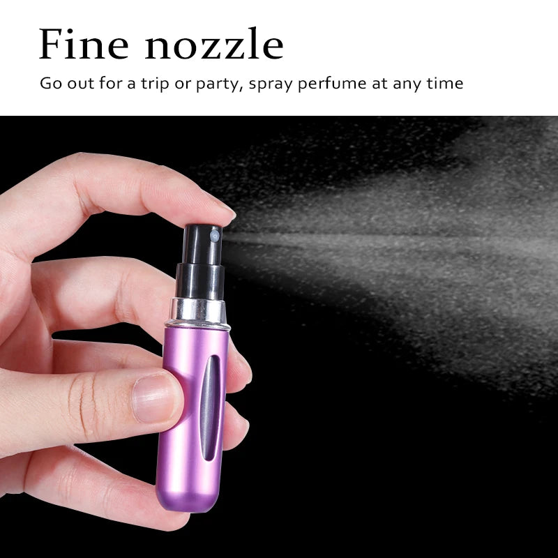 Refillable Mini Perfume Bottle Portable Cosmetic Bottle Spray Bottle Atomizer Spray Container Travel Refillable Bottles 8Ml /5Ml