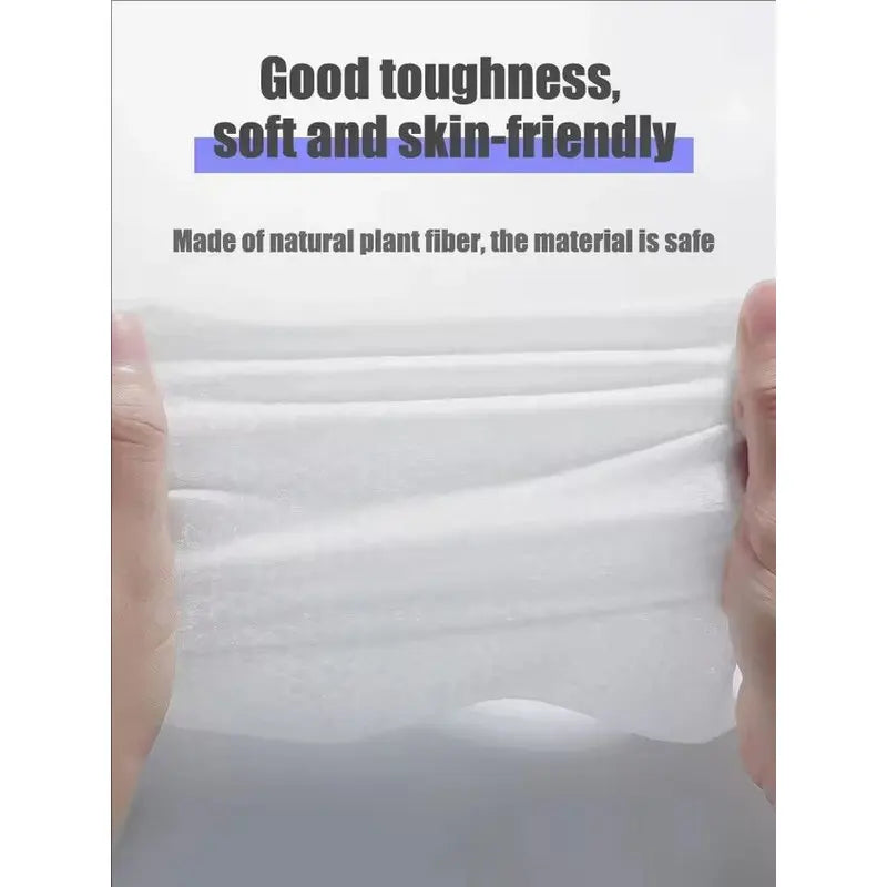 Reusable Thickened Face Towel Travel Cleanser, Wet and Dry Makeup Remover, Cotton Soft Fabric Towel