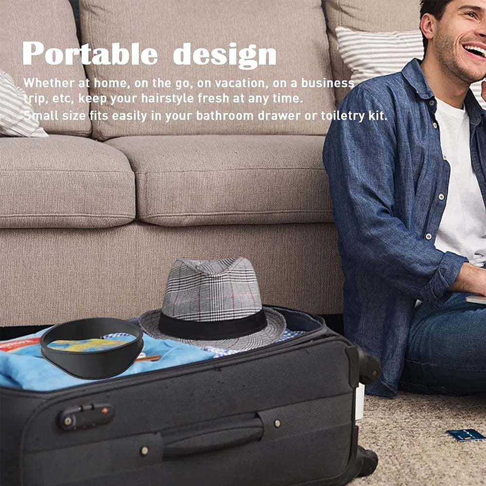 DIY Home Haircuts Curved Headband Silicone Neckline Shaving Template and Hair Cutting Guide Hair Styling Tool