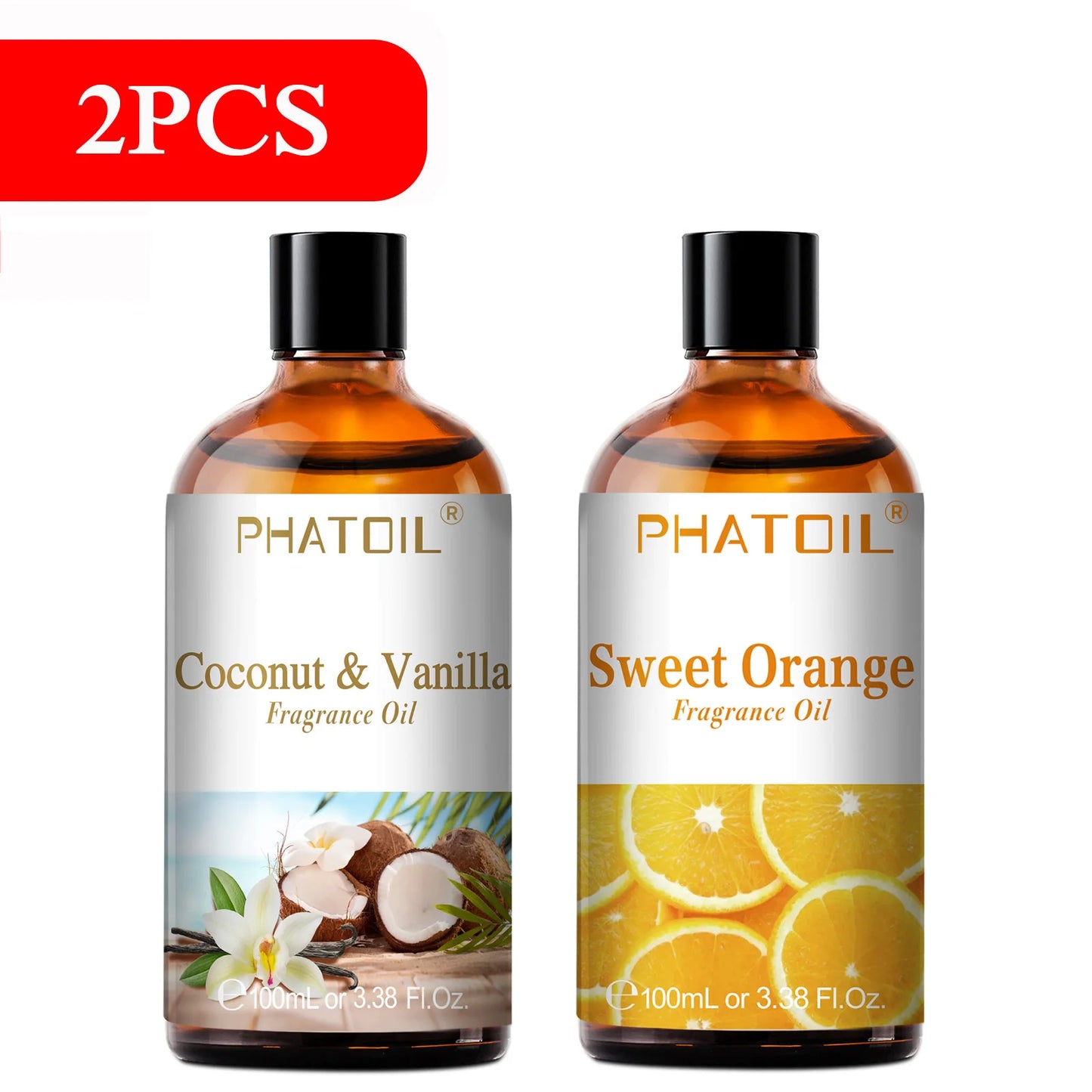 100Ml Aromatherapy Fragrance Oil Coconut & Vanilla Strawberry Cherry Lemon 1/2/3Pcs Aroma Oil for Diffuser Candle Making