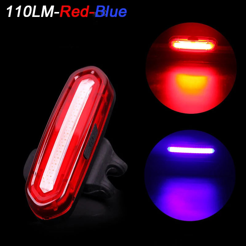 Bicycle Tail Lamp Waterproof Bicycle Light LED Bike Rear Lights High Bright Night Cycling Safety Warning Lamp Road MTB Lantern