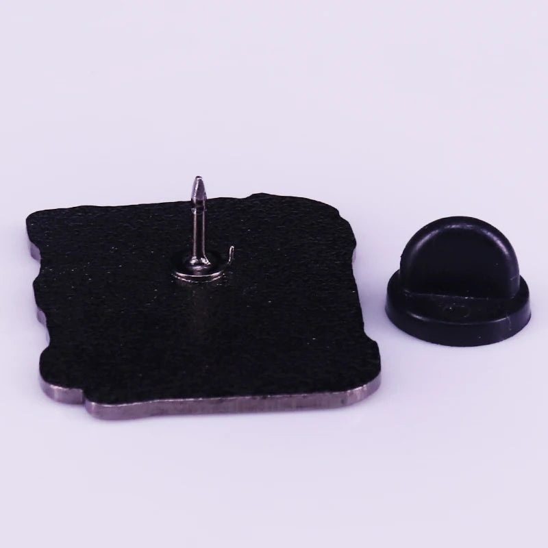 Necronomicon Brooch Book of the Dead Enamel Pin Weird Tales of H.P. Lovecraft Badge Reader of the Soul Accessory