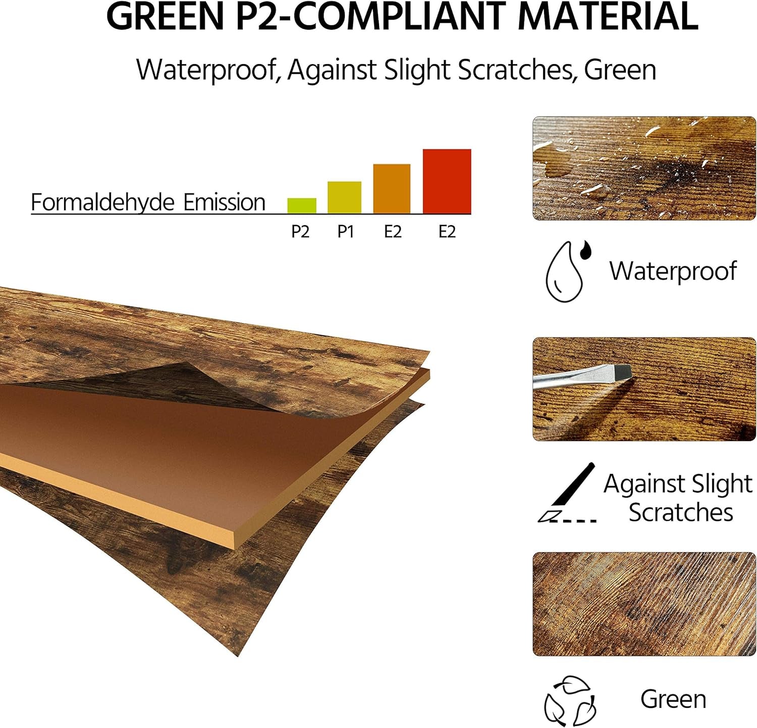 Yaheetech 4-Tier Kitchen Baker'S Rack, Coffee Bar Microwave Stand Cart with Wire Basket & 6 Side Hooks, Kitchen Organizer Shelf for Spices/Utensils Foods, Rustic Brown