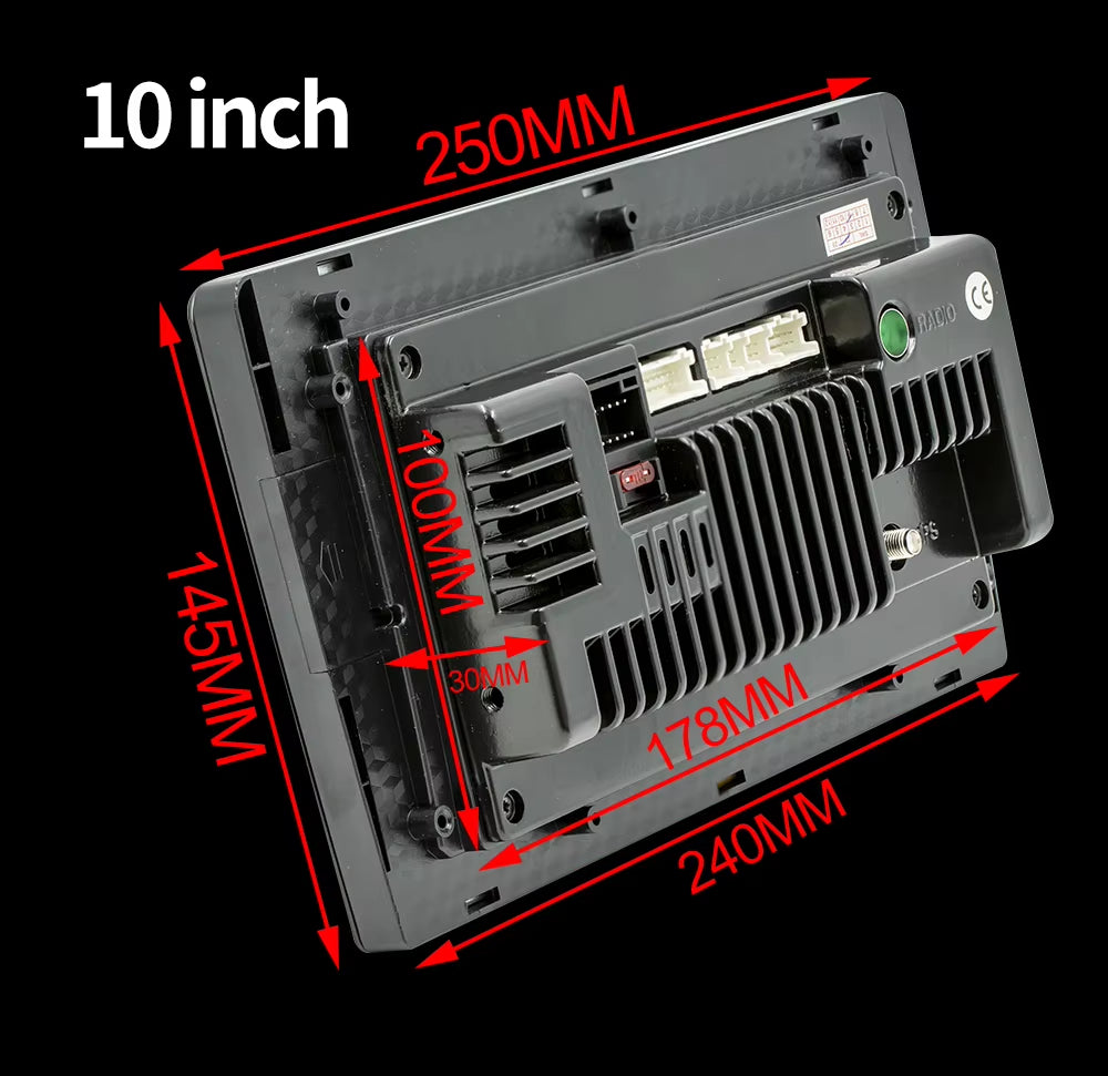 4Core 2 Din Car Radio Androidauto Carplay Android 13 GPS Car Audio 7"/9"/10" WIFI BT IPS Automotive Multimedia Player