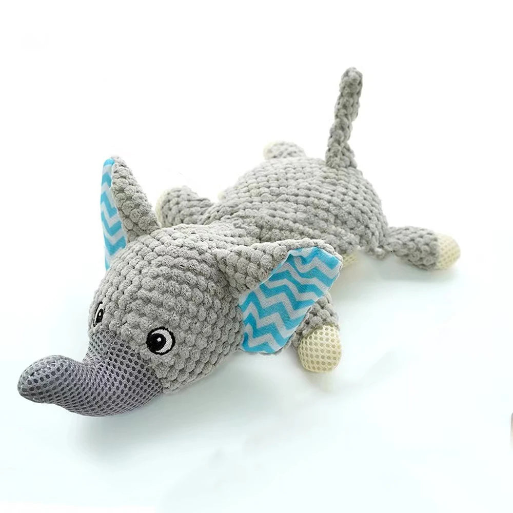 Pet Dog Toy for Large Dogs Cute Plush Squeak Stuffed Toys Fleece Durable Chewing Cute Soft Toy Pet Molar Toy Dog Accessories