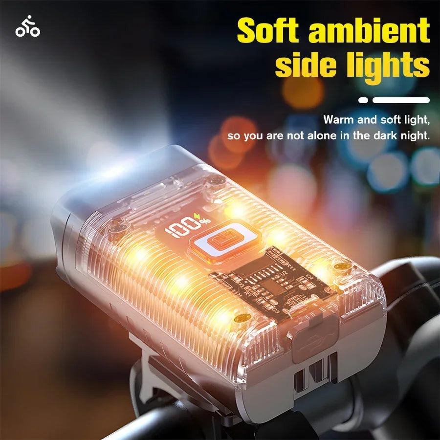 T6 LED Bike Front Light Bicycle Headlight Rechargeable Bright MTB Road Bike Head Lamp LED Cycling Flashlight for Night Riding