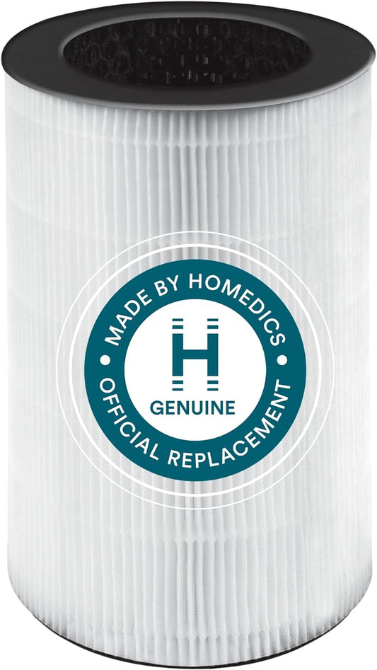 Homedics Totalclean 3-In-1 Hepa-Type Air Purifier Filter Replacement, Works with Homedics AP-T30 and AP-T30WT Air Purifiers, Captures Microscopic Airborne Particles