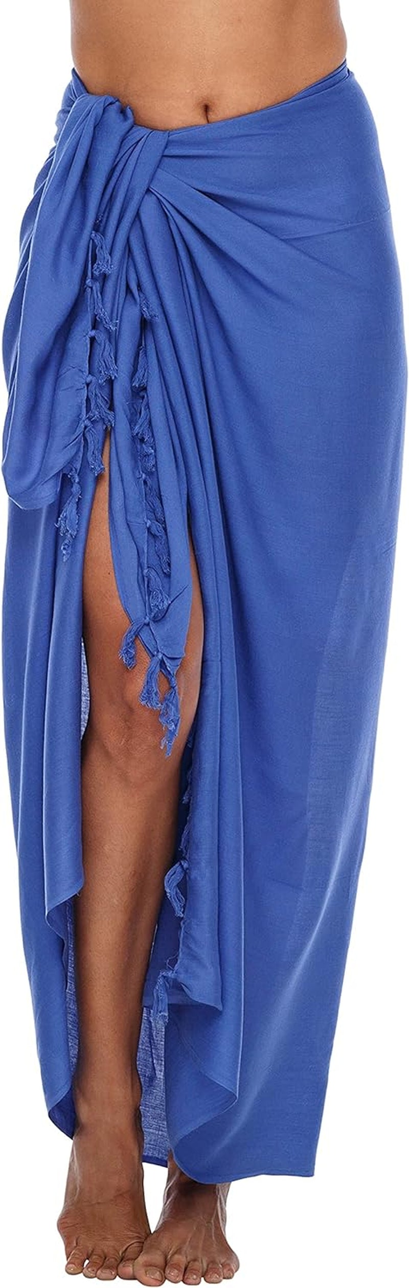 SHU-SHI Sarong Wraps for Women Beach Cover up Skirt Swimsuit Wrap Pareo Coverups