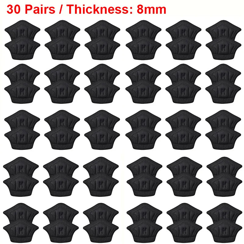 6Pairs/12Pcs Insoles Patch Heel Pads for Sport Shoes Back Sticker Adjustable Size Antiwear Feet Pad Cushion Insert Insole